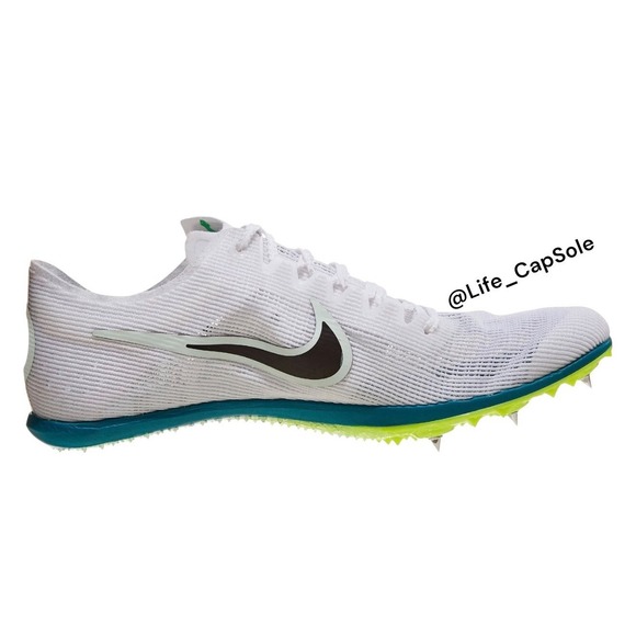 Size 8.5 Nike Zoom Mamba 6 Spikes Track Cleats Men\'s White Green DR2733-102 New